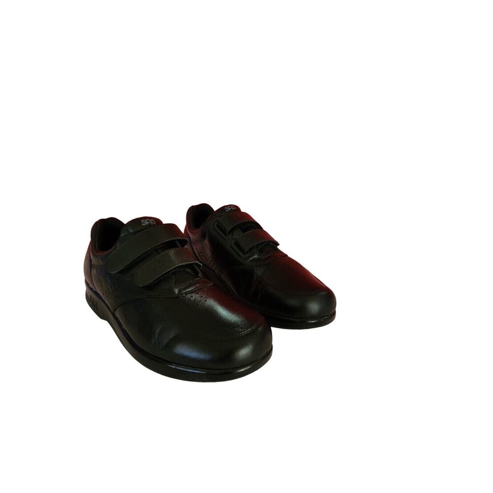 Sas Tripad Comfort Women's Size 10 s Black Leather Comfort Shoes Hook Loop